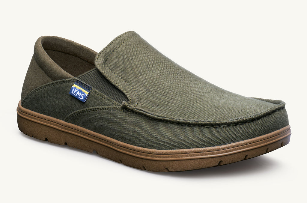 Drifter Lems Scarpe Slip On Donna Verde Oliva | LFS1721FD