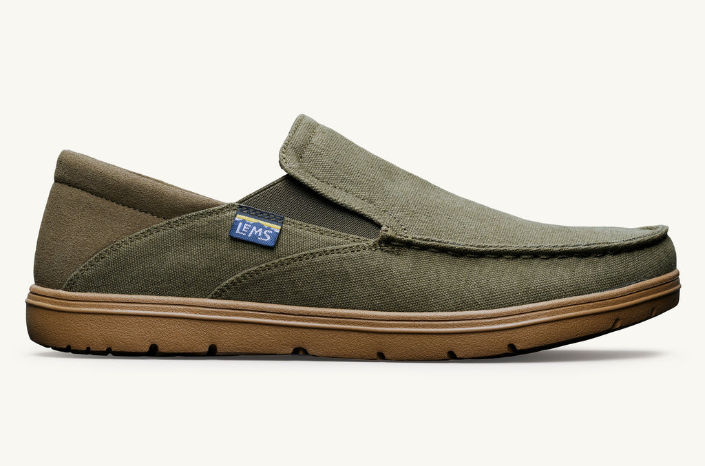 Drifter Lems Scarpe Slip On Donna Verde Oliva | LFS1721FD