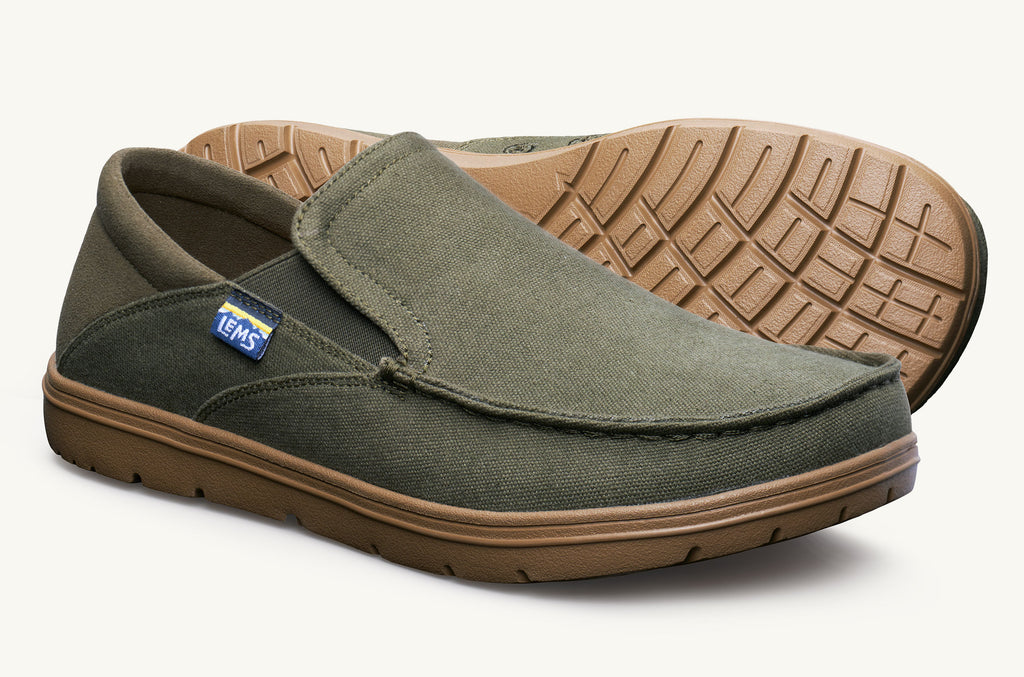 Drifter Lems Scarpe Slip On Donna Verde Oliva | LFS1721FD