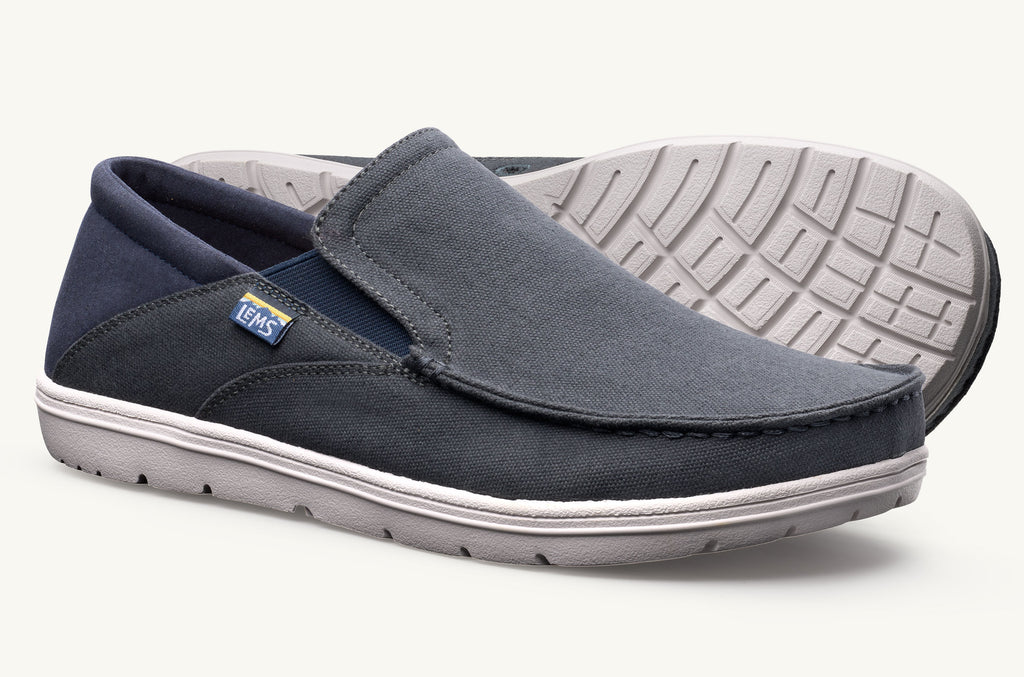 Drifter Lems Scarpe Slip On Uomo Grigie Blu Marino | YVJ9555ZU